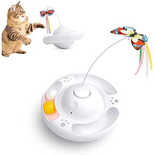 Cat Toys 3 in 1,Smart Interactive Kitten Toys